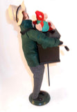 2001 Byers Choice Christmas Caroler Street Entertainer w/ Organ Grinder & Monkey