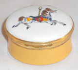 Smithsonian Institution Limited Edition Enameled Box Colorful Carousel Horse