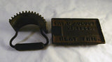 Antique Cast Iron Crimping Rocking Iron Geneva, IL. Hand Fluter For Pleating and Crimping Material