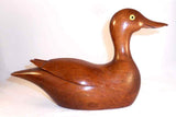 1978 Carved Wood Decorative Duck Decoy By Earl Cheney - Newport Vermont