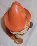 Old Cast Iron Humpty Dumpty Mechanical Penny Bank Book of Knowledge Reproduction