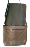 Coach Men's Charles F72362 Brown Leather Messenger Bag Used
