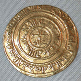 1103 Cairo Egypt Gold Islamic Coin 496AH Fatimid Dinar Al-Amir al-Imam al-Mansur