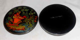 1973 Palekh Russian Lacquer Box Scene from Princes Frog Fairy Tale Artist Signed