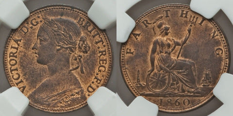 Great Britain 1860 Quarter Penny