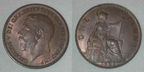 1921 Great Britain Penny