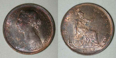 Great Britain Half Penny Queen Victoria