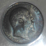 1902 Beautiful Bronze Coin Great Britain Half Penny King Edward VII MS 65 BRN
