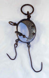 Antique Hanging Fur Trapper's Scale Brass and Wrought Iron Construction
