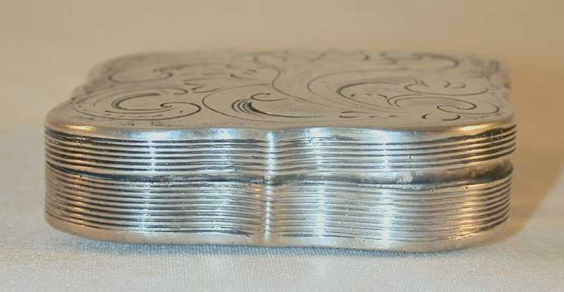 1850 Silver Patch Box Engraved Scroll Design Made in Holland – Giamer ...
