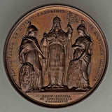 Beautiful 1885 Italian Papal State Choice Uncirculated Commemorative Medal Papal Ruling in Caroline Conflict Pope Leo XIII Anno X