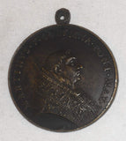 Papal State 1417-1431 Martin V Bronze Medal Old Basilica Constantiniana of St. Peter