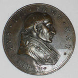 1503 Papal State Pope Pius III Bronze Medal Papal Arms