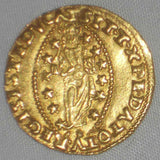 1545-1553 Gold Coin Venice Italy Zecchino or Ducat Francesco Dona Fr 1250 VF++