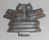 Vintage Pewter Ice Cream or Candy Mold Pennsylvania Dutch Love Birds Marked 177 S & Co