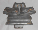 Vintage Pewter Ice Cream or Candy Mold Pennsylvania Dutch Love Birds Marked 177 S & Co
