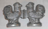 Vintage Pewter Ice Cream or Candy Mold Rooster or Chicken Standing Marked S &amp; Co 171