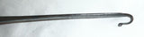 Vintage Single Piece Wrought Iron Small Ladle Beautiful Hammered Bowl Handle with Rat Tail End