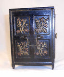 Rare Antique Cast Iron 4.5 pound 6" Double Dial Security Safe Deposit Penny Bank