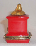 Vintage Limoges France Hand Painted Small Trinket Box Coffee Mill or Grinder
