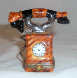 Limoges France PPA Hand Painted Old Fashion Telephone Trinket Box Ltd Ed 299/999