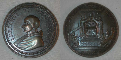 Pope Hadrian VI Medal
