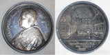 1909 Silver Medal Pope Pius IX AN VII Opening of Vatican Art Gallery By Bianchi