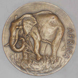 1943 Large Bronze Medal Society Of Medalists 27th Issue Anna Hyatt Huntington