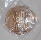 Large Bronze US Mint Medal James Buchanan Indian Peace Medal Dated 1857 UNC
