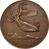 1936 Society Of Medalists Medal Savagery of War Hope of Peace Albert Stewart