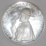 Great 1965 Silver Annual Medal Pope Paul VI Pilgrimage to the Holy Land AN III