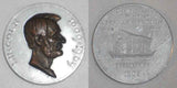 1909 Bimetallic Medal Centennial Of Abraham Lincoln Birth Cabin Heeren Bros & Co