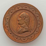 1862 Copper Medal George Washington Headquarters New Burg NY 2nd Obverse Lovett