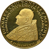 1962 Papal Gold Medal Pope John XXIII Second Vatican Council PF 67 Ultra Cameo