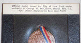1909 Copper Medal By Pratt Abraham Lincoln Birth Centennial NYC Ribbon & Case