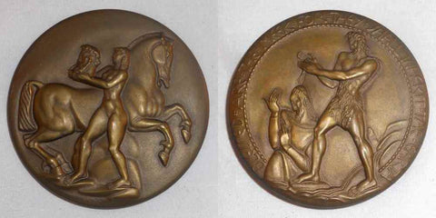 Bronze Medal Society Of Medalists Michael Lantz The Meek Shall Inherit The Earth