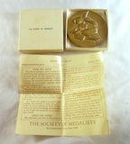 1973 Bronze Medal Society Of Medalists 87th Issue Mico Kaufman War & Sacrifice