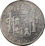 1814 Ferdinand VII Spain Silver Coin Mexico 8 Reales Mint Mark Mo Assayer JJ