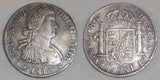 1810 Ferdinand VII Spain Silver Coin Mexico 8 Reales Mint Mark Mo Assayer HJ