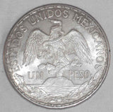Mexico Silver Coin 1913 One or Un Peso Horse and Rider Caballito Toned XF++