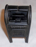Nice Vintage Cast Iron Still Bank Large Standing Mailbox Marked JM99 IRON ART