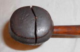 Antique Carved Wood Independent Order of Odd Fellows Lodge Gavel Dated 1874