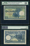 Bank of Belgian Congo 1949 One Hundred Francs Banknote PMG Very Fine 20