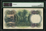1950 Egypt 10 Pounds Banknote Pick Number 23c Signature Leith-Ross PMG Very Fine 30