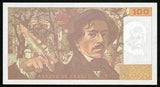 1993 France 100 Francs Banknote Pick Number 154d Eugene Delacroix Good Extremely Fine or Much Better