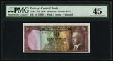 Turkey Central Bank 1930 Fifty Kurus Unissued Banknote PMG Choice Extremely Fine 45