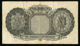 The Bahamas Government One Pound Banknote Repeater Serial Number 500500 Pick Number 15a Good Very Fine or Better Currency Note