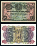 1934 Mozambique Company 5 Pounds Sterling Canceled Uncirculated Banknote P# R32