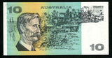 1979-1991 Australia 10 Dollars Banknote Reserve Bank Australia P #45c Crisp Unc.