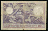 Scarce 1928 Banknote Tunisia 100 Francs Currency Pick Number 10 VG++